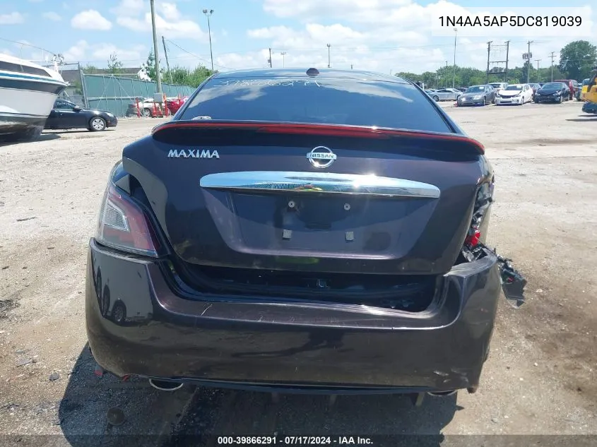 1N4AA5AP5DC819039 2013 Nissan Maxima 3.5 Sv