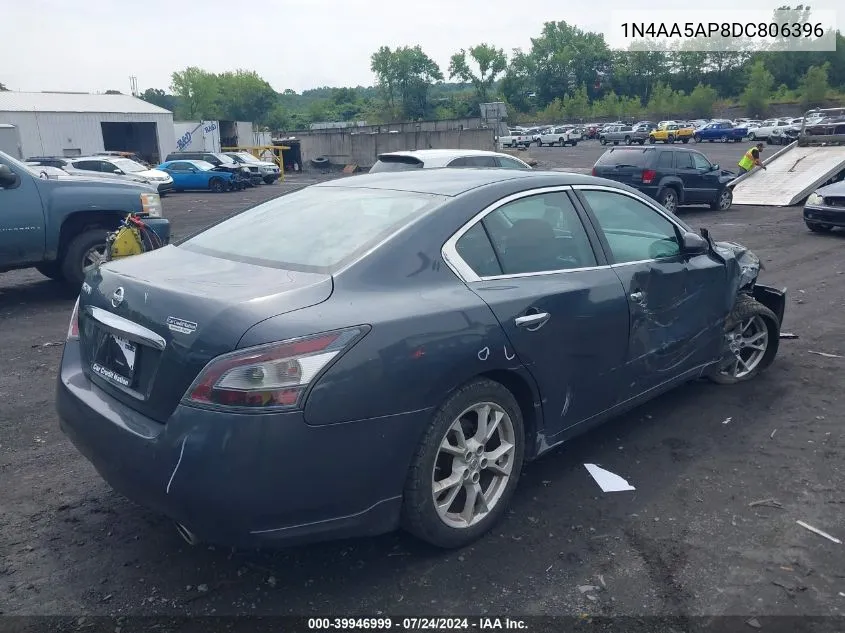 2013 Nissan Maxima 3.5 S VIN: 1N4AA5AP8DC806396 Lot: 39946999