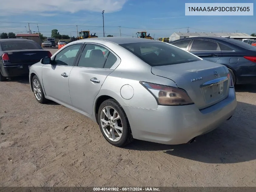 2013 Nissan Maxima 3.5 Sv VIN: 1N4AA5AP3DC837605 Lot: 40141902