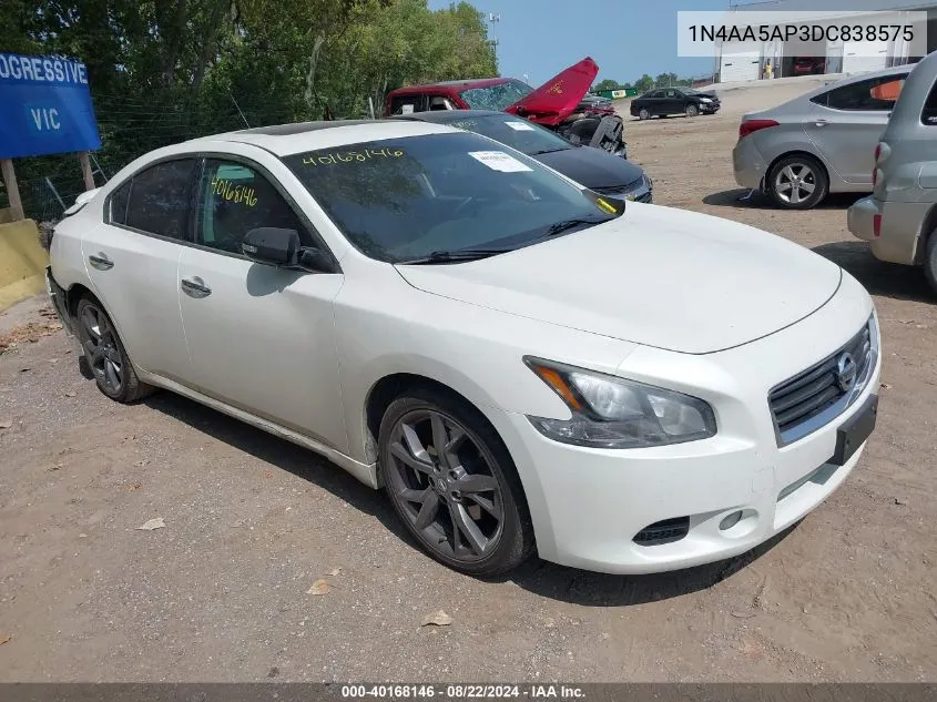 2013 Nissan Maxima 3.5 Sv VIN: 1N4AA5AP3DC838575 Lot: 40168146