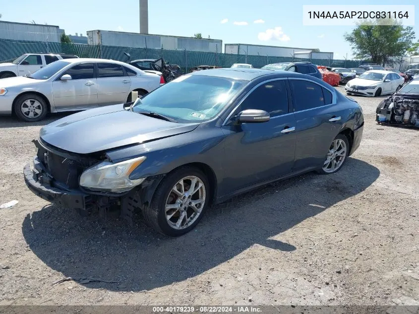 2013 Nissan Maxima 3.5 Sv VIN: 1N4AA5AP2DC831164 Lot: 40179239