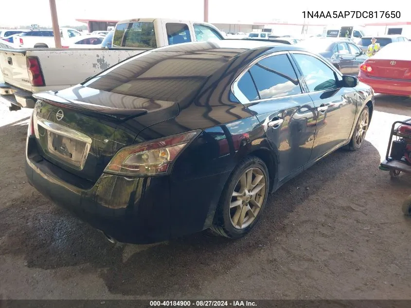 1N4AA5AP7DC817650 2013 Nissan Maxima 3.5 S