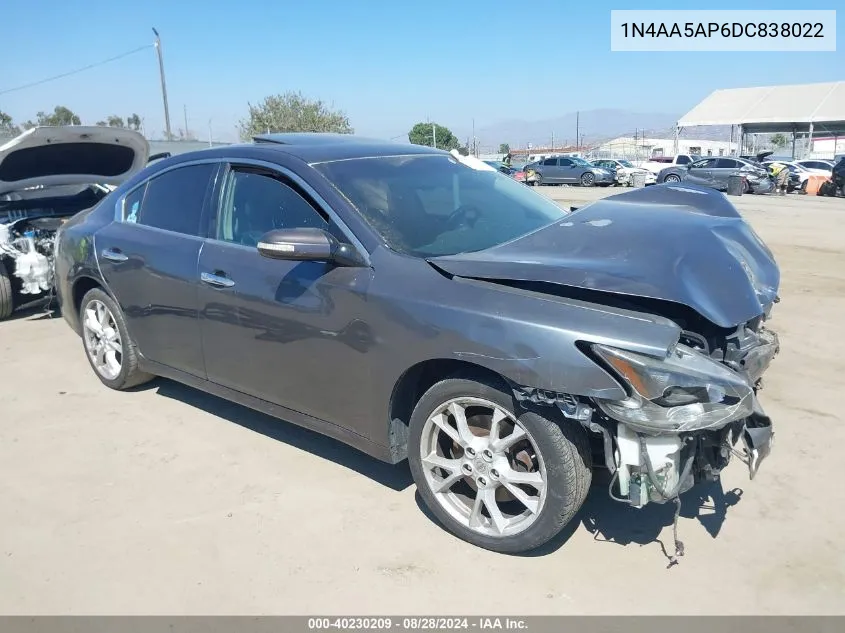 1N4AA5AP6DC838022 2013 Nissan Maxima 3.5 Sv