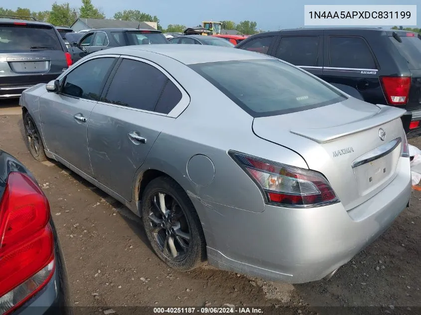 2013 Nissan Maxima 3.5 Sv VIN: 1N4AA5APXDC831199 Lot: 40251187