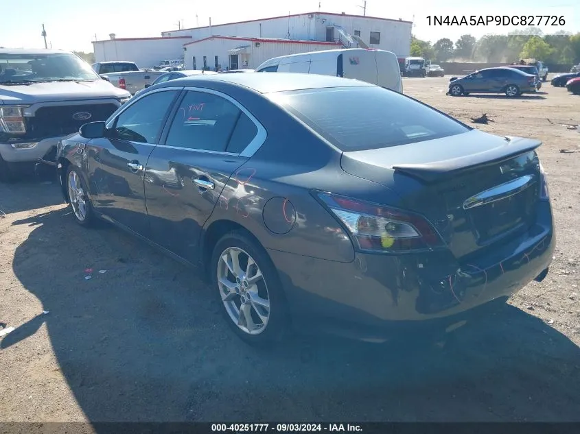 1N4AA5AP9DC827726 2013 Nissan Maxima 3.5 Sv