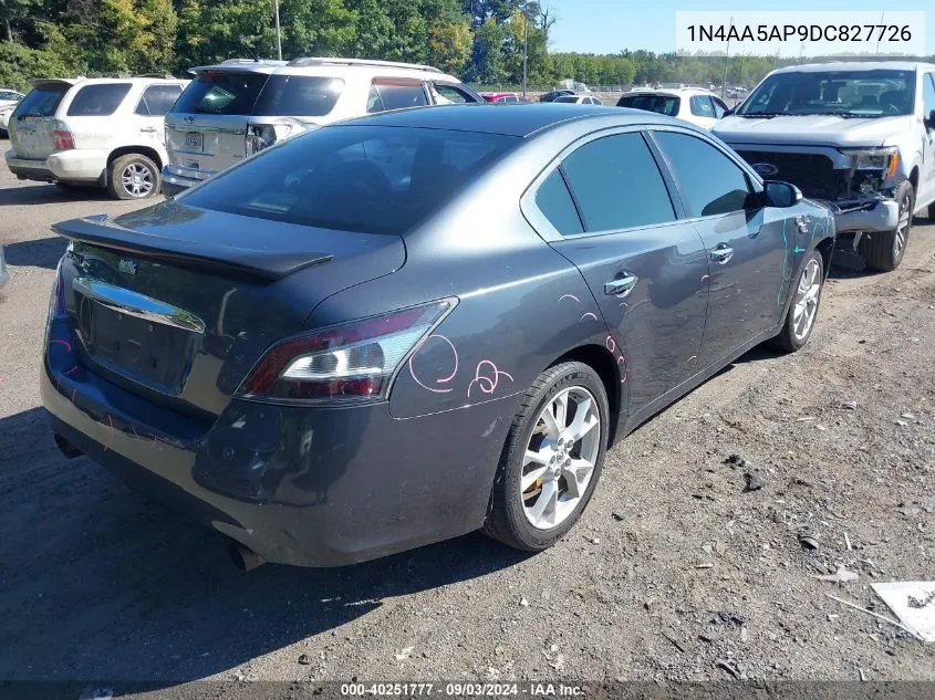 1N4AA5AP9DC827726 2013 Nissan Maxima 3.5 Sv