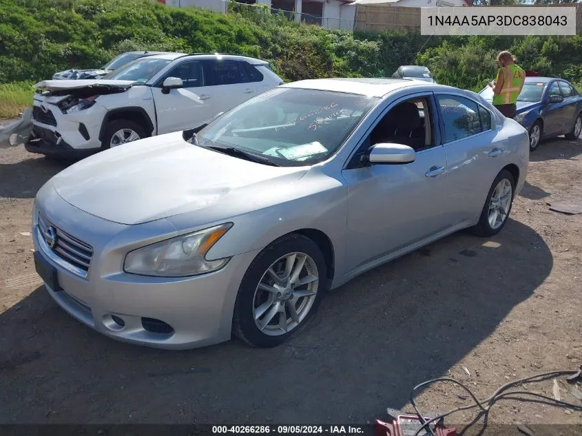 2013 Nissan Maxima S/Sv VIN: 1N4AA5AP3DC838043 Lot: 40266286