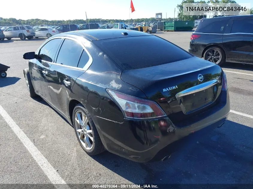 1N4AA5AP6DC843446 2013 Nissan Maxima S/Sv