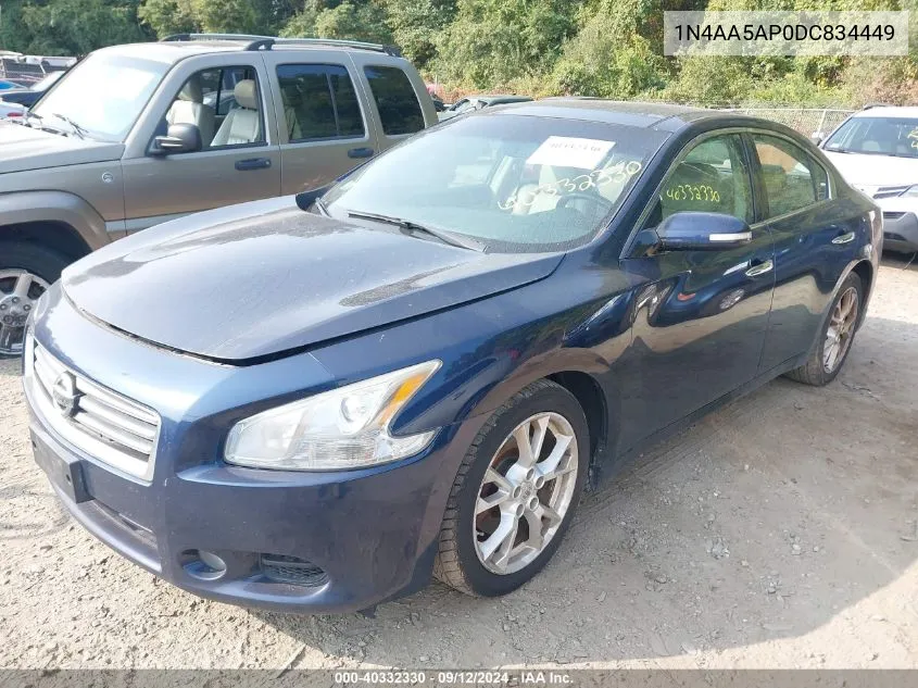 2013 Nissan Maxima 3.5 Sv VIN: 1N4AA5AP0DC834449 Lot: 40416064