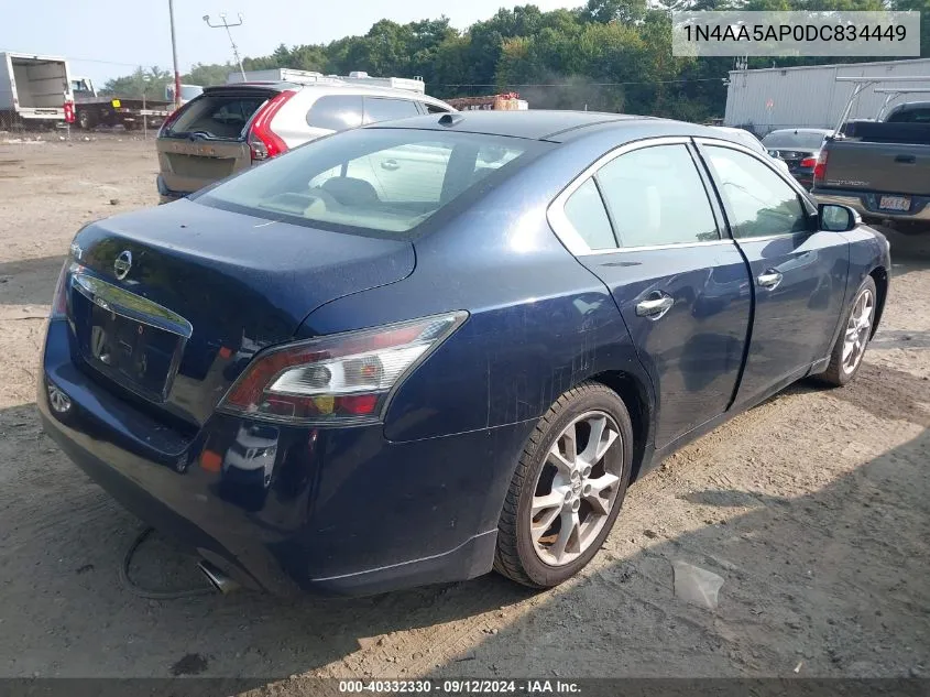 2013 Nissan Maxima 3.5 Sv VIN: 1N4AA5AP0DC834449 Lot: 40416064