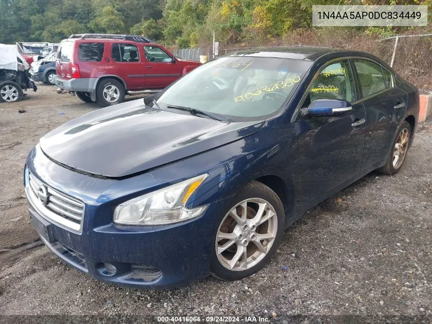 2013 Nissan Maxima 3.5 Sv VIN: 1N4AA5AP0DC834449 Lot: 40416064