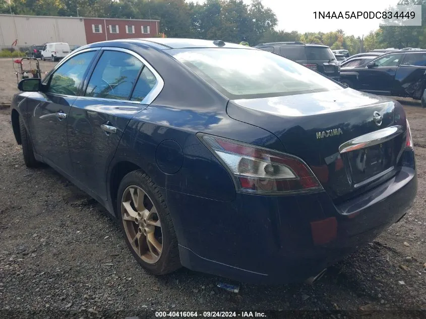 2013 Nissan Maxima 3.5 Sv VIN: 1N4AA5AP0DC834449 Lot: 40416064