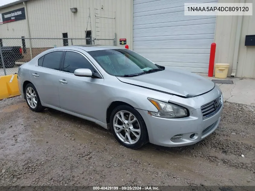 2013 Nissan Maxima 3.5 S VIN: 1N4AA5AP4DC809120 Lot: 40429199