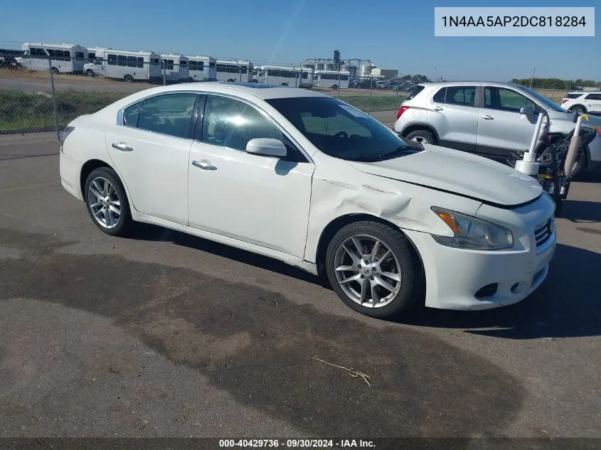 2013 Nissan Maxima S/Sv VIN: 1N4AA5AP2DC818284 Lot: 40429736