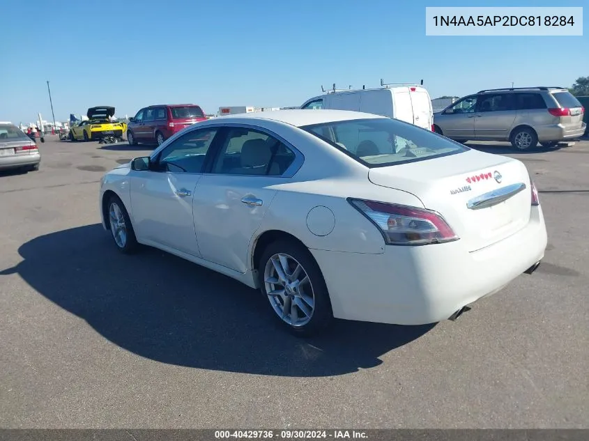 2013 Nissan Maxima S/Sv VIN: 1N4AA5AP2DC818284 Lot: 40429736