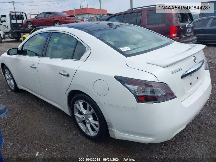 2013 Nissan Maxima 3.5 Sv VIN: 1N4AA5AP6DC844287 Lot: 40432018