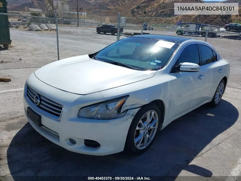 2013 Nissan Maxima 3.5 Sv VIN: 1N4AA5AP4DC845101 Lot: 40453370