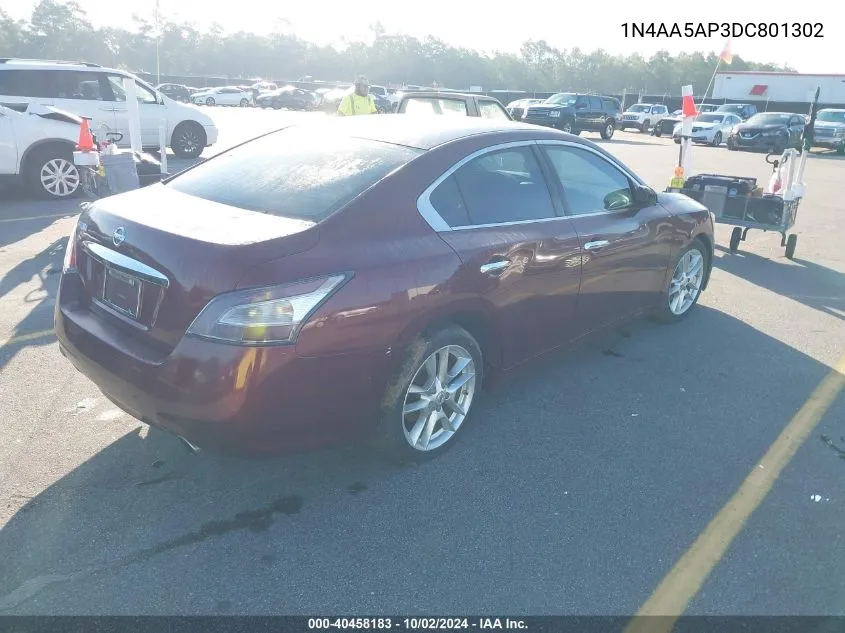 1N4AA5AP3DC801302 2013 Nissan Maxima 3.5 S