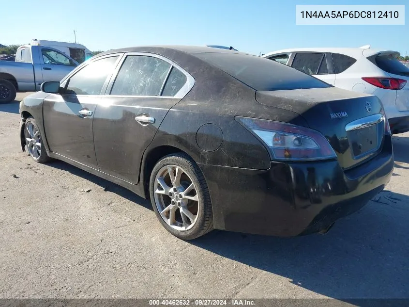 2013 Nissan Maxima 3.5 S VIN: 1N4AA5AP6DC812410 Lot: 40462632