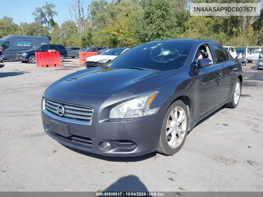 2013 Nissan Maxima 3.5 Sv VIN: 1N4AA5AP9DC807671 Lot: 40508617