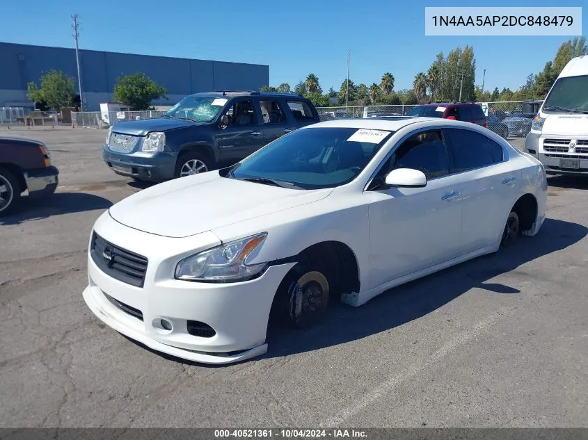 2013 Nissan Maxima 3.5 S VIN: 1N4AA5AP2DC848479 Lot: 40521361