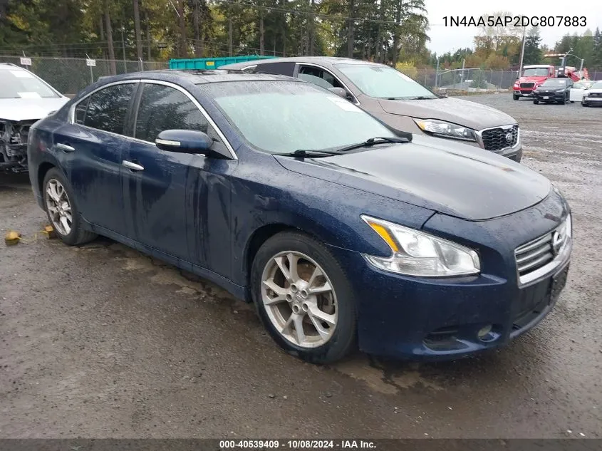 2013 Nissan Maxima S/Sv VIN: 1N4AA5AP2DC807883 Lot: 40539409