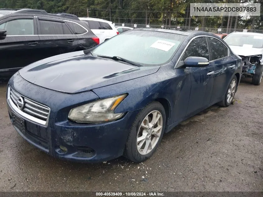 2013 Nissan Maxima S/Sv VIN: 1N4AA5AP2DC807883 Lot: 40539409