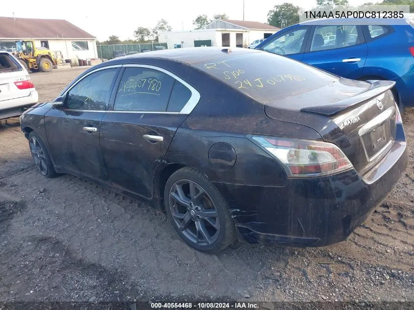 2013 Nissan Maxima 3.5 Sv VIN: 1N4AA5AP0DC812385 Lot: 40554468