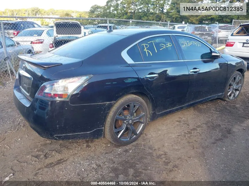 2013 Nissan Maxima 3.5 Sv VIN: 1N4AA5AP0DC812385 Lot: 40554468