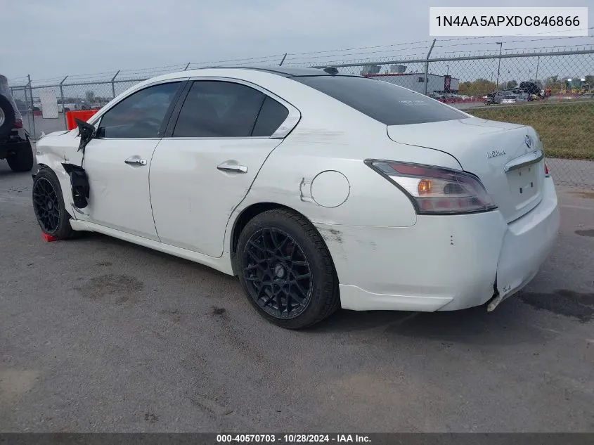 2013 Nissan Maxima 3.5 Sv VIN: 1N4AA5APXDC846866 Lot: 40570703