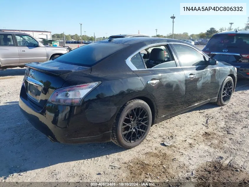 2013 Nissan Maxima 3.5 Sv VIN: 1N4AA5AP4DC806332 Lot: 40573488