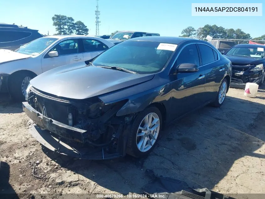 2013 Nissan Maxima 3.5 S VIN: 1N4AA5AP2DC804191 Lot: 40579266