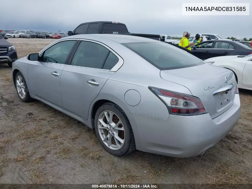 2013 Nissan Maxima 3.5 Sv VIN: 1N4AA5AP4DC831585 Lot: 40579814