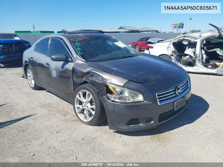 2013 Nissan Maxima 3.5 S VIN: 1N4AA5AP6DC835671 Lot: 40596707