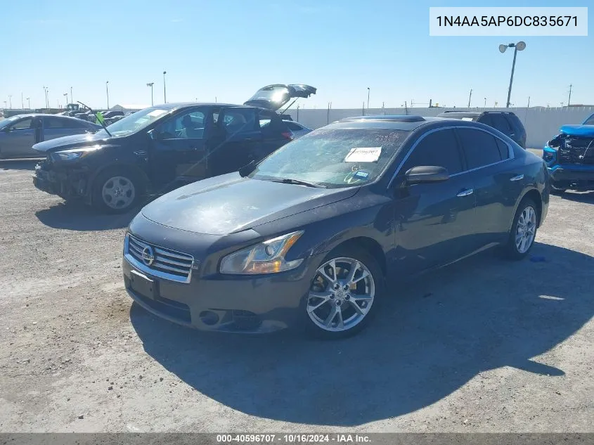 2013 Nissan Maxima 3.5 S VIN: 1N4AA5AP6DC835671 Lot: 40596707