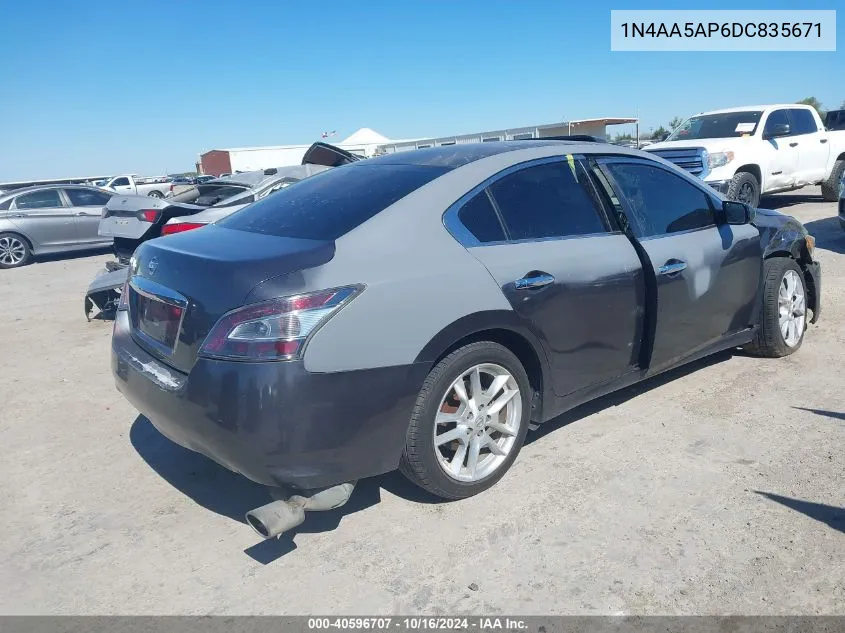 2013 Nissan Maxima 3.5 S VIN: 1N4AA5AP6DC835671 Lot: 40596707