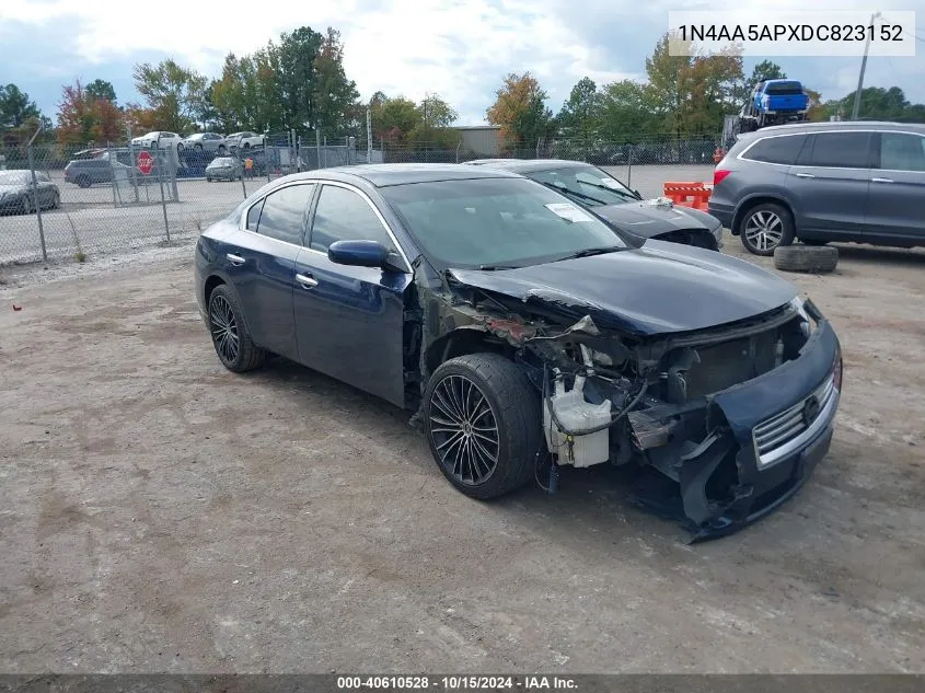 2013 Nissan Maxima 3.5 S VIN: 1N4AA5APXDC823152 Lot: 40610528