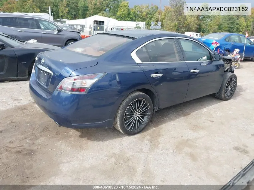 2013 Nissan Maxima 3.5 S VIN: 1N4AA5APXDC823152 Lot: 40610528