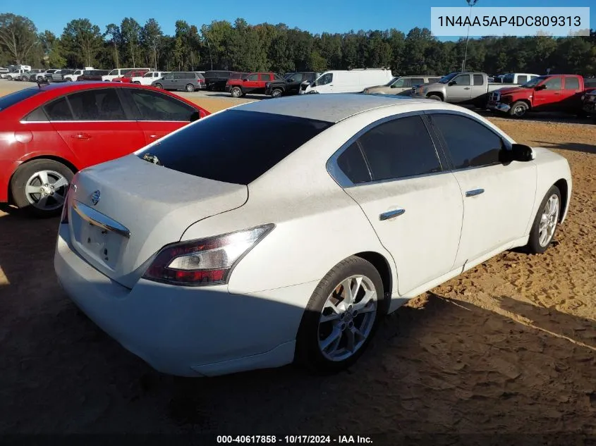 2013 Nissan Maxima 3.5 S VIN: 1N4AA5AP4DC809313 Lot: 40617858