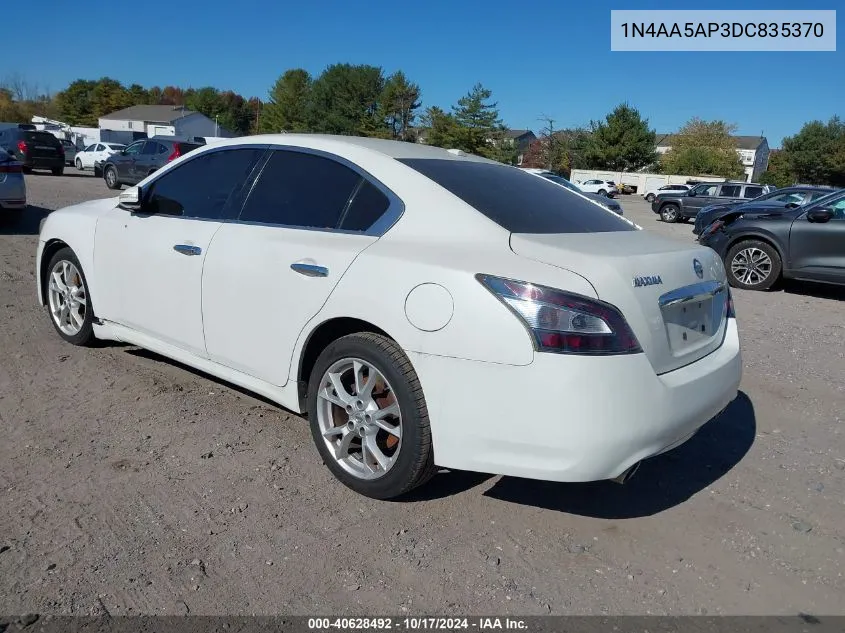 2013 Nissan Maxima 3.5 Sv VIN: 1N4AA5AP3DC835370 Lot: 40628492