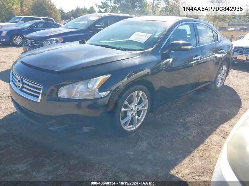 2013 Nissan Maxima 3.5 Sv VIN: 1N4AA5AP7DC842936 Lot: 40640334