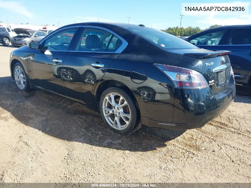 2013 Nissan Maxima 3.5 Sv VIN: 1N4AA5AP7DC842936 Lot: 40640334