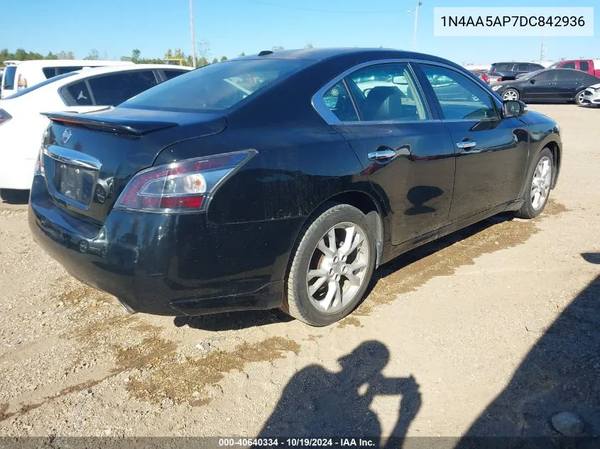 2013 Nissan Maxima 3.5 Sv VIN: 1N4AA5AP7DC842936 Lot: 40640334