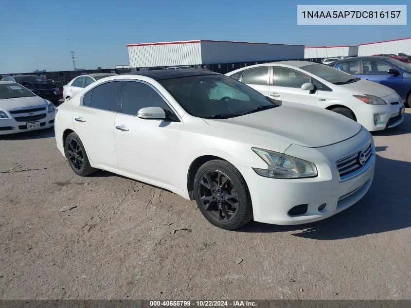 2013 Nissan Maxima 3.5 Sv VIN: 1N4AA5AP7DC816157 Lot: 40658799