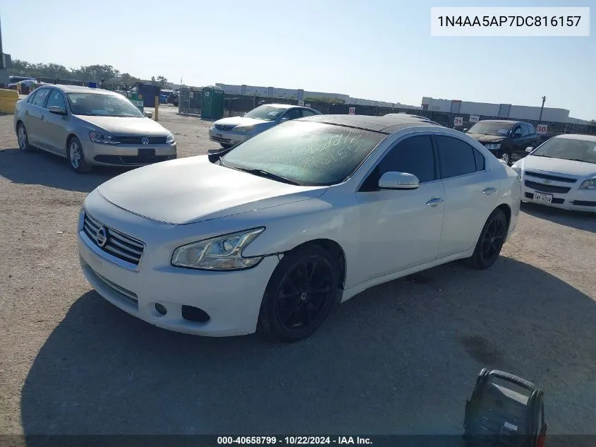 2013 Nissan Maxima 3.5 Sv VIN: 1N4AA5AP7DC816157 Lot: 40658799