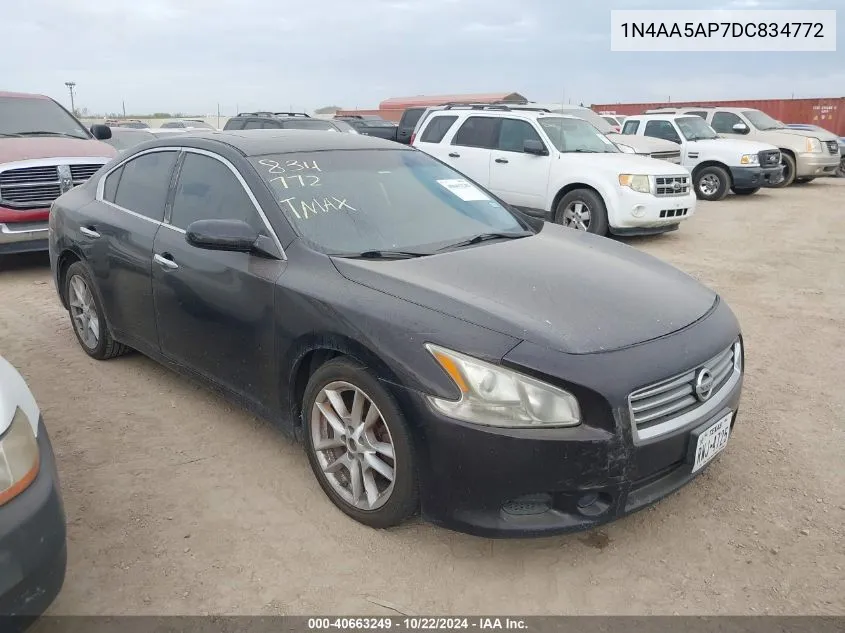 2013 Nissan Maxima 3.5 S VIN: 1N4AA5AP7DC834772 Lot: 40663249