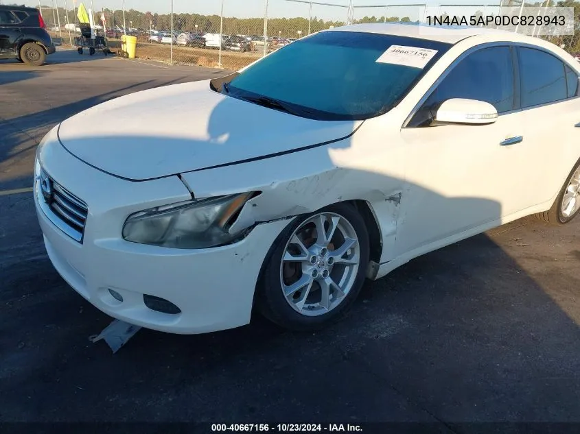 2013 Nissan Maxima 3.5 Sv VIN: 1N4AA5AP0DC828943 Lot: 40667156