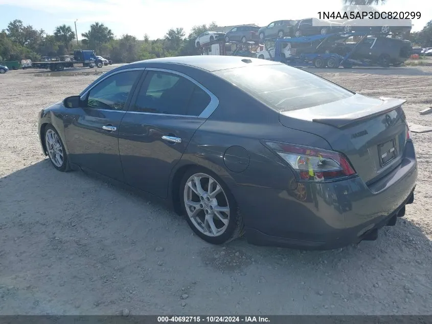 2013 Nissan Maxima 3.5 Sv VIN: 1N4AA5AP3DC820299 Lot: 40692715