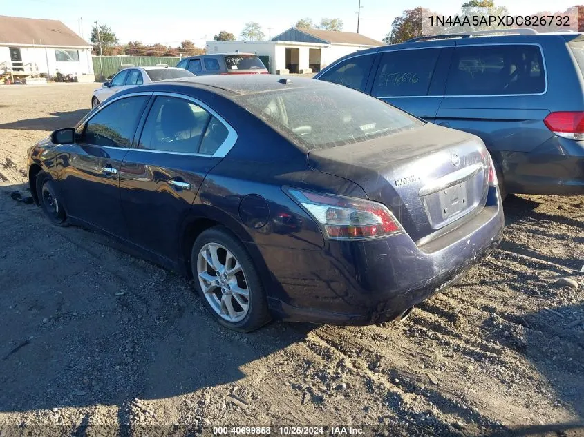 2013 Nissan Maxima 3.5 Sv VIN: 1N4AA5APXDC826732 Lot: 40699858