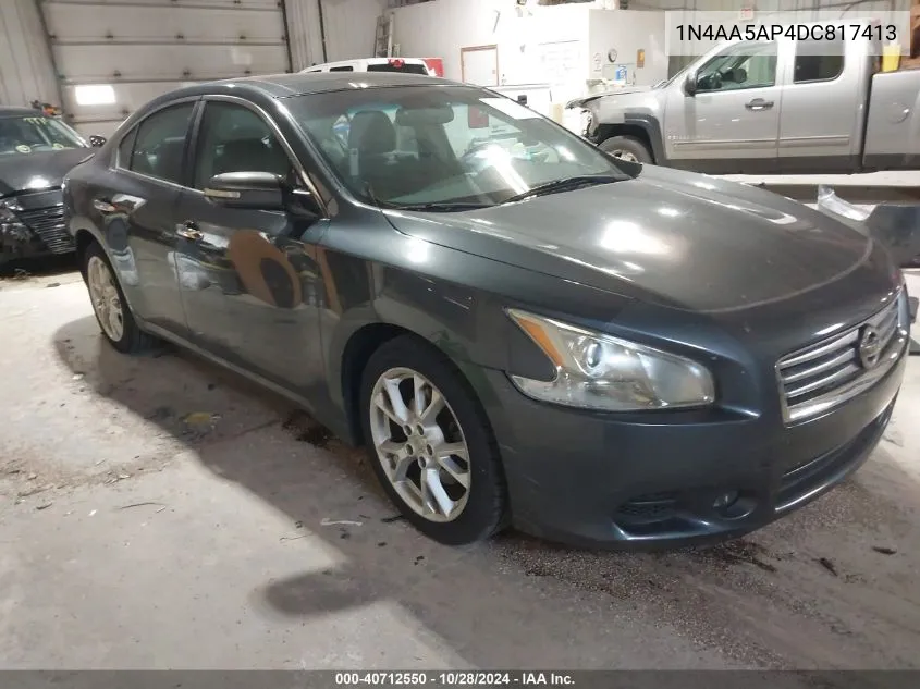 2013 Nissan Maxima 3.5 Sv VIN: 1N4AA5AP4DC817413 Lot: 40712550